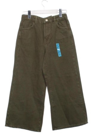 Blugi de femei Bershka, Mărime XS, Culoare Verde, Preț 119,03 Lei, #137287369