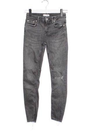 Blugi de femei Zara, Mărime XS, Culoare Gri, Preț 57,74 Lei, #137289747