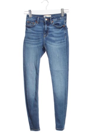 Blugi de femei Zara, Mărime XXS, Culoare Albastru, Preț 68,24 Lei, #137294379