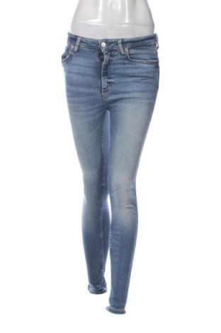 Blugi de femei Zara, Mărime S, Culoare Albastru, Preț 94,48 Lei, #137295507