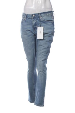 Дамски дънки Calvin Klein Jeans, Размер L, Цвят Син, Цена 72,00 €, #137299476
