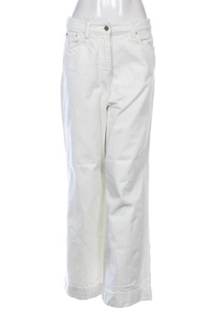 Blugi de femei Zara, Mărime M, Culoare Alb, Preț 96,07 Lei, #137308739