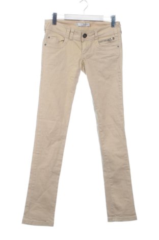 Blugi de femei Zara, Mărime L, Culoare Bej, Preț 97,99 Lei, #136841741
