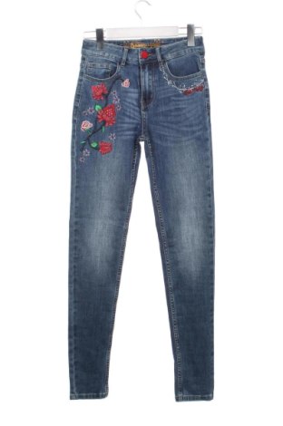 Dámské džíny  Desigual, Velikost XS, Barva Modrá, Cena  979,00 Kč, #137118086