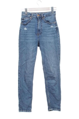 Blugi de femei Bershka, Mărime XS, Culoare Albastru, Preț 64,99 Lei, #137195683