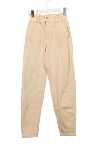 Blugi de femei Pull&Bear, Mărime XS, Culoare Bej, Preț 76,00 Lei, #137232293