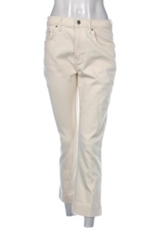 Blugi de femei Zara, Mărime M, Culoare Ecru, Preț 73,49 Lei, #137236199