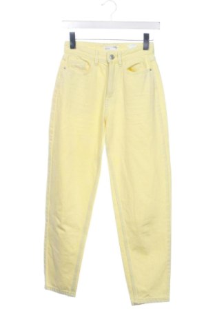 Blugi de femei Sinsay, Mărime XS, Culoare Galben, Preț 68,24 Lei, #137247258