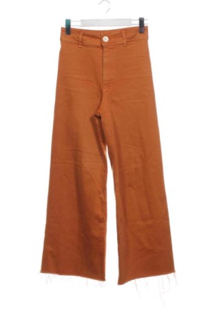 Blugi de femei Zara, Mărime XS, Culoare Portocaliu, Preț 99,73 Lei, #137255499