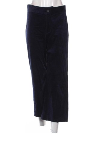 Pantaloni de velvet de femei Zara, Mărime M, Culoare Albastru, Preț 62,00 Lei, #137265719