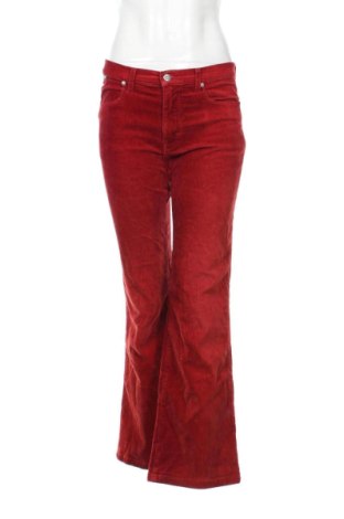 Pantaloni de velvet de femei Unbranded, Mărime M, Culoare Roșu, Preț 37,00 Lei, #137279935