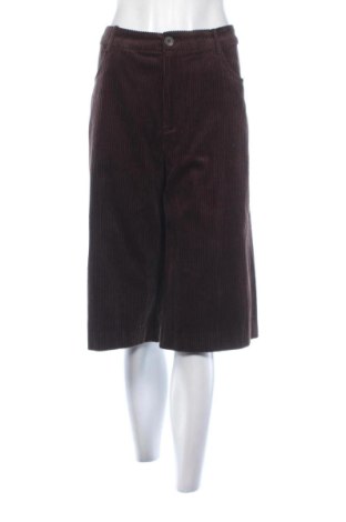 Pantaloni de velvet de femei Zara, Mărime XL, Culoare Maro, Preț 73,49 Lei, #137300984