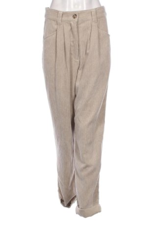 Pantaloni de velvet de femei Topshop, Mărime M, Culoare Bej, Preț 41,99 Lei, #137319311