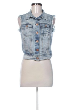 Vestă de femei Bershka, Mărime M, Culoare Albastru, Preț 70,00 Lei, #137294097