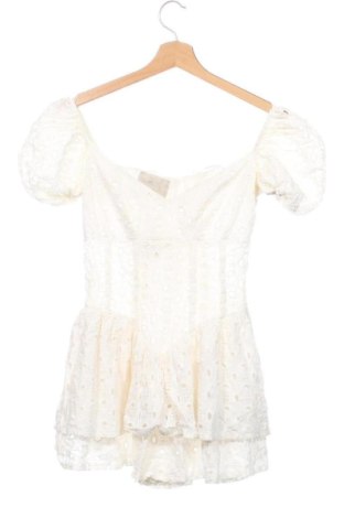 Salopetă scurtă de damă Unbranded, Mărime XS, Culoare Ecru, Preț 83,99 Lei, #137268558