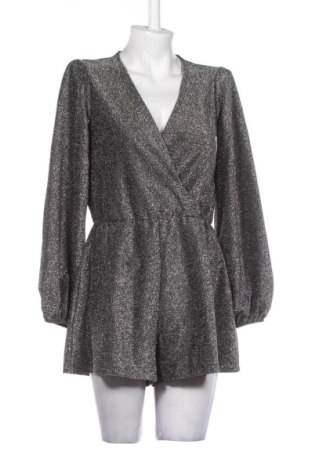 Salopetă scurtă de damă H&M, Mărime S, Culoare Argintiu, Preț 57,74 Lei, #137282053