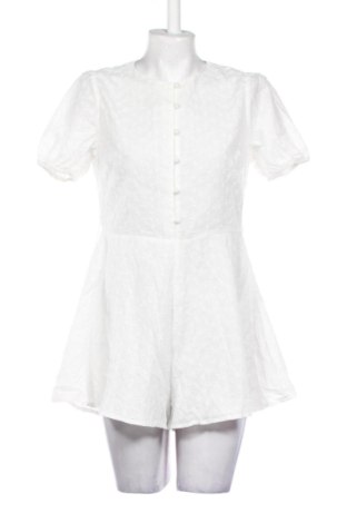 Salopetă scurtă de damă Nasty Gal, Mărime M, Culoare Alb, Preț 73,49 Lei, #137294501