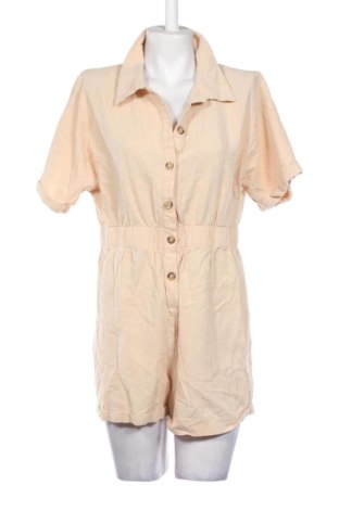 Salopetă scurtă de damă SHEIN, Mărime L, Culoare Bej, Preț 63,00 Lei, #137313629