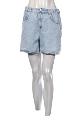 Pantaloni scurți de femei Pull&Bear, Mărime L, Culoare Albastru, Preț 57,74 Lei, #137273186