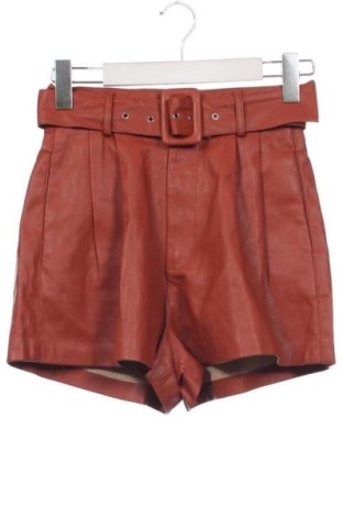 Pantaloni scurți de femei Zara, Mărime XXS, Culoare Portocaliu, Preț 62,99 Lei, #137273768