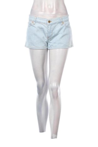 Pantaloni scurți de femei Versus Versace, Mărime L, Culoare Albastru, Preț 215,21 Lei, #137277401