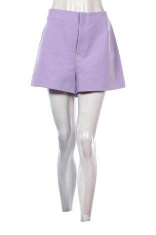 Pantaloni scurți de femei Zara, Mărime XXL, Culoare Mov, Preț 78,74 Lei, #137289520