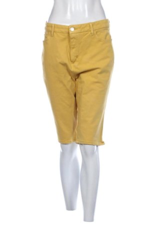 Pantaloni scurți de femei Marks & Spencer, Mărime XL, Culoare Galben, Preț 64,47 Lei, #137290353