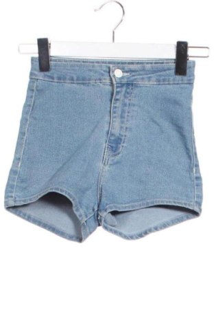 Pantaloni scurți de femei Bershka, Mărime XXS, Culoare Albastru, Preț 47,77 Lei, #137295225