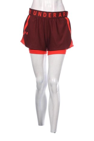 Γυναικείο κοντό παντελόνι Under Armour, Μέγεθος L, Χρώμα Κόκκινο, Τιμή 15,33 €, #137309557