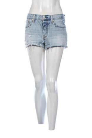 Pantaloni scurți de femei Levi's, Mărime L, Culoare Albastru, Preț 152,00 Lei, #137315964