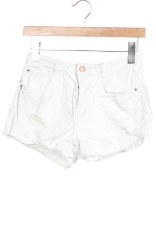 Pantaloni scurți de femei Zara, Mărime XS, Culoare Alb, Preț 71,00 Lei, #137316241