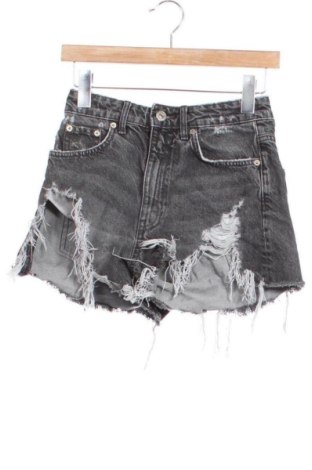 Дамски къс панталон Zara, Размер XS, Цвят Сив, Цена 12,00 €, #137317246