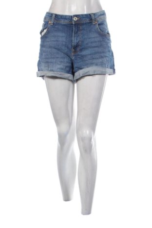 Pantaloni scurți de femei Bershka, Mărime XXL, Culoare Albastru, Preț 77,46 Lei, #137319419