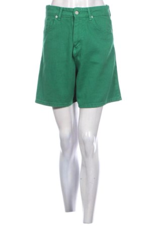 Дамски къс панталон Zara, Размер M, Цвят Зелен, Цена 15,00 €, #137325788