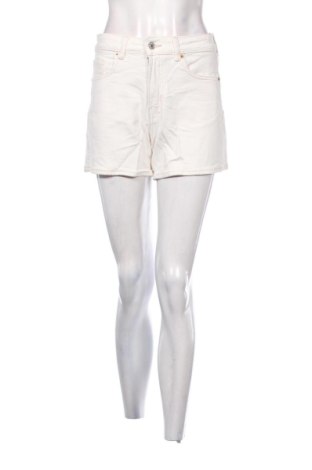 Pantaloni scurți de femei H&M, Mărime S, Culoare Ecru, Preț 68,00 Lei, #137315468