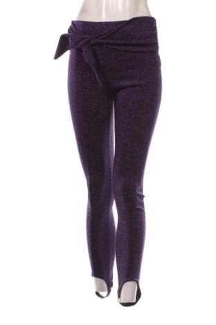 Damskie legginsy Bershka, Rozmiar M, Kolor Fioletowy, Cena 44,00 zł, #137287260