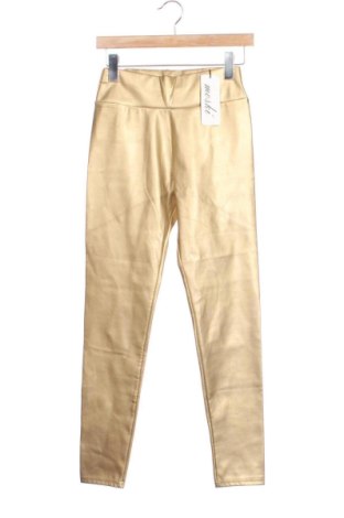 Damen Leggings Unbranded, Größe XS, Farbe Golden, Preis 7,00 €, #137322280