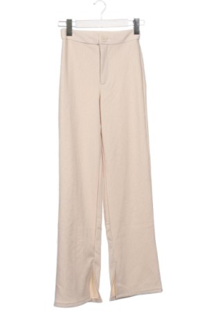 Pantaloni de femei Stradivarius, Mărime XXS, Culoare Bej, Preț 74,99 Lei, #137191609