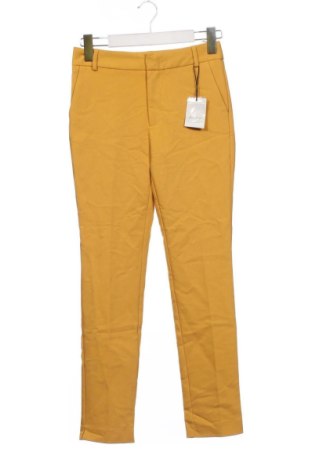 Pantaloni de femei Stradivarius, Mărime XS, Culoare Galben, Preț 77,99 Lei, #137196872