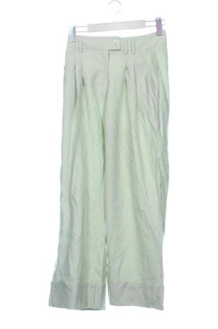 Pantaloni de femei Bershka, Mărime XS, Culoare Verde, Preț 100,23 Lei, #137243480