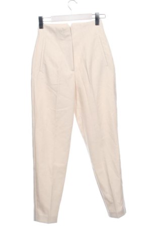 Pantaloni de femei Zara, Mărime XXS, Culoare Ecru, Preț 84,17 Lei, #137250133