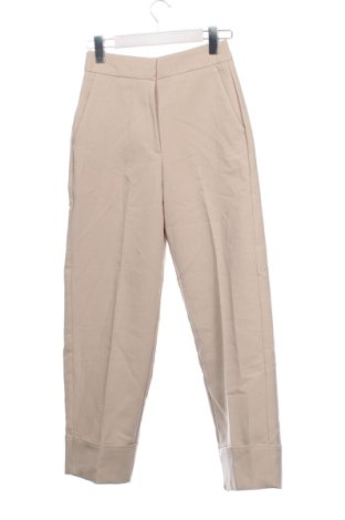 Pantaloni de femei Zara, Mărime XS, Culoare Bej, Preț 84,82 Lei, #137250641