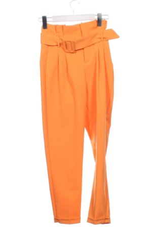 Pantaloni de femei Bershka, Mărime XXS, Culoare Portocaliu, Preț 110,23 Lei, #137258429