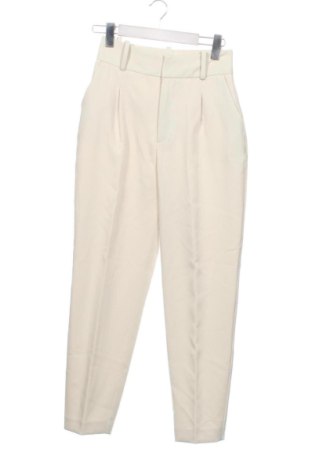 Дамски панталон Zara, Размер XS, Цвят Екрю, Цена 13,72 €, #137260359