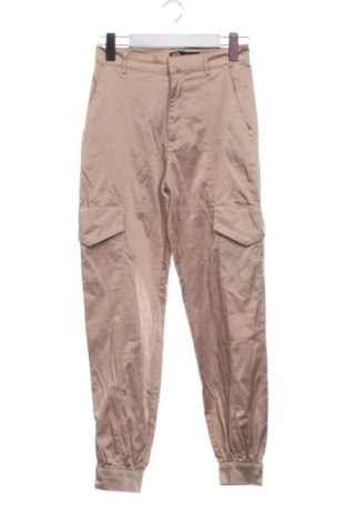 Pantaloni de femei Zara, Mărime XXS, Culoare Bej, Preț 73,49 Lei, #137260962