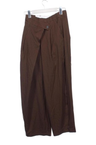 Pantaloni de femei Bershka, Mărime XS, Culoare Maro, Preț 62,99 Lei, #137264132