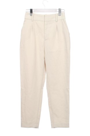 Pantaloni de femei Zara, Mărime XS, Culoare Ecru, Preț 83,99 Lei, #137282145