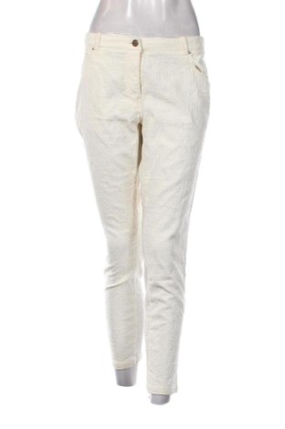 Damskie spodnie H&M, Rozmiar XL, Kolor ecru, Cena 56,00 zł, #137287674