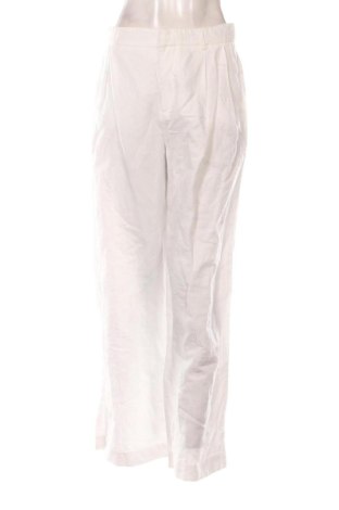 Pantaloni de femei Zara, Mărime M, Culoare Alb, Preț 103,88 Lei, #137289515
