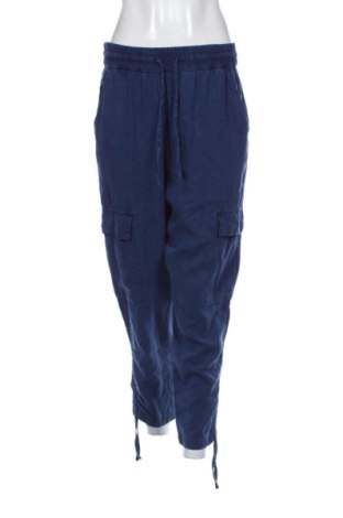 Pantaloni de femei Zara, Mărime L, Culoare Albastru, Preț 63,23 Lei, #137291438